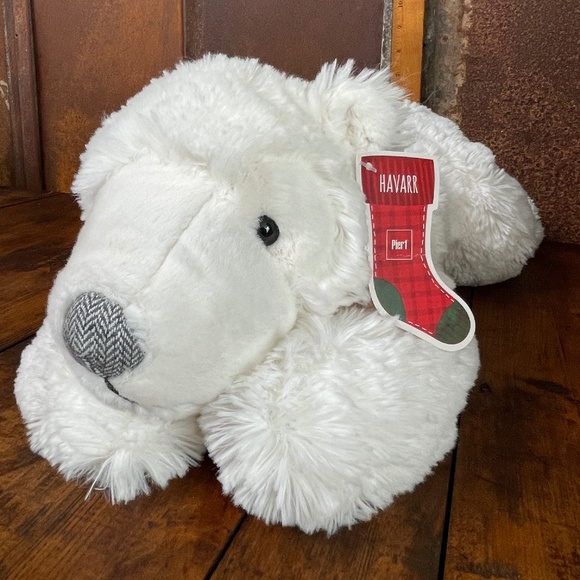 π»ββοΈ πΎ Large 21β Pier 1 Havarr Polar Bear Plush! πΎ π»ββοΈ - Picture 1 of 16